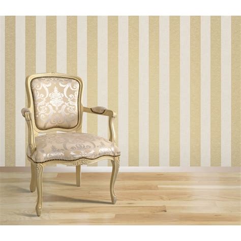 Gold Striped Wallpaper - Etsy