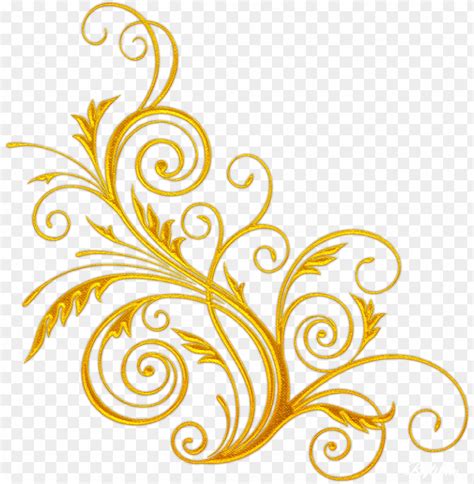 Gold Swirl Png PNG Image Transparent PNG Free …