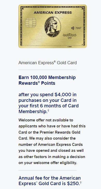 Gold american express card limit. The American Express® Gold Card is designed for individuals with good or excellent credit. The rewards program for this card offers earn 4X Membership Rewards® Points at Restaurants, plus ... 