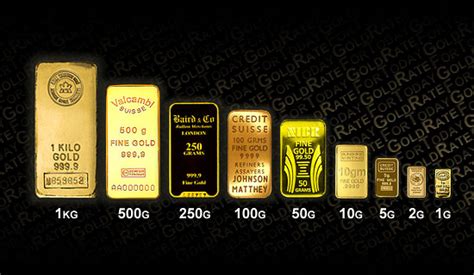 Many different factors impact the gold bar’s weight, including regional specifications, the purpose for which it’s used, and the type of gold bar. For example, the United States officially holds more than 147 million ounces of gold bars with a total value of approximately $250 billion. See more. 