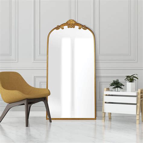 The mirror features a sleek metal frame with a luxurious black or gold finish, which adds a touch of glamour to your space. The frame is carefully crafted to ensure durability and longevity, making it a worthwhile investment that will last for years. The mirror is designed to reflect light, creating a brighter and more spacious feel to any room.. 