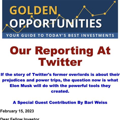 GoldNewsletter (@GoldNewsletter) Twitter