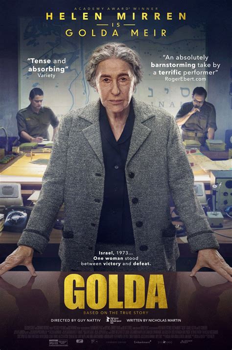 The movie tells the story of Israeli Prime Minister Golda Meir whose tough leadership and compassion would ultimately decide the fate of her nation. The drama premiered at this year's Berlin Film Festival and is being released in theaters nationwide this weekend by Bleecker Street. Here's the album track list: 1. Golda (2:22) 2. War Time (1 ...