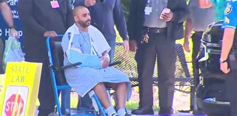 Golden Beach Police officer set to be released from hospital after being shot during Hollywood car theft chase
