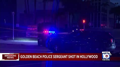 Golden Beach Police sergeant hospitalized after pursuit of stolen car leads to bailout, shooting; 2 arrested