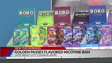 Golden City Council bans flavored nicotine products