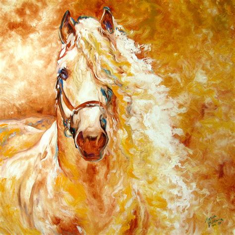 Golden Horse Paintings - Fine Art America