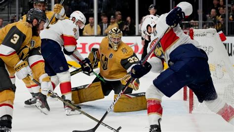 Golden Knights rally to beat Panthers 5-2 in Stanley Cup opener