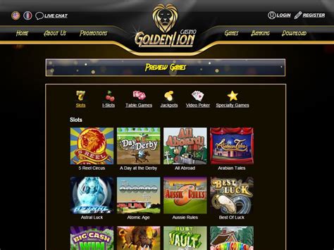 Golden Lion Casino sans dépôt 50 $ de jeu gratuit