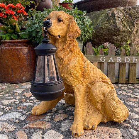 Golden Retriever Puppy Statue