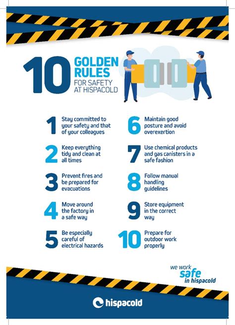 Golden Safety Rules 10 Safety Golden Rules for Construction ...