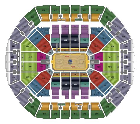 Golden State Warriors Arena Seating Chart