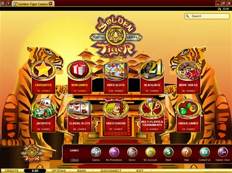 Golden Tiger Casino Canada progressive jackpots