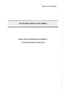 Golden charter financial statements.  The additional information comprises an unaudite...