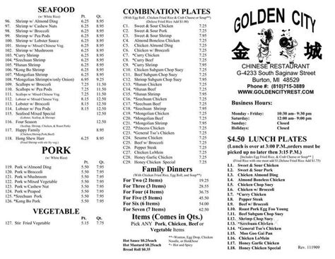Golden city burton mi. Get information and read reviews about Golden City in Burton, MI. ... G4549 1/2 S Saginaw St, Burton, MI 48529 . Distance: 0.6 miles away ... 