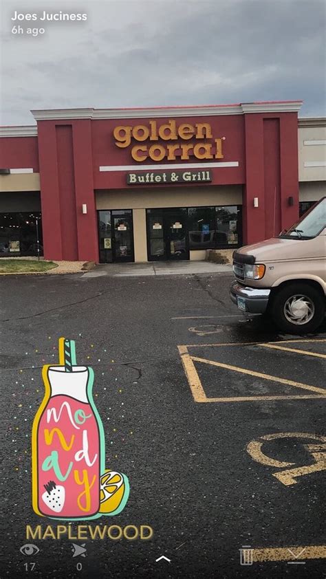 Jan 18, 2024 · Get address, phone number, hours, reviews, photos and more for Golden Corral Buffet & Grill | 3000 White Bear Ave #4, Maplewood, MN 55109, USA on usarestaurants.info . 