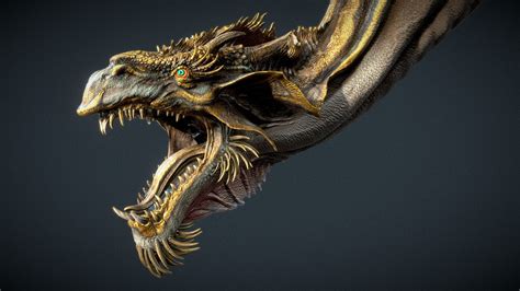 Golden dragon 3d model. max .  Explore a collection of 3D models for 3D printing rel...