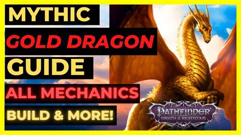 Golden dragon mythic path. Sims Resource Operation Sports The Escapist Here's our Pathfinder: Wrath of the Righteous guide to help you unlock the Gold Dragon Mythic Path during the later stages of the campaign. 