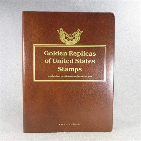 Golden Replicas of U.S. Classic Stamps, complete album, 1847-1932, ea