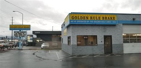 Golden rule brake. Where Honesty Always Rules General Info Golden Rule Brake has been serving customers for over 58 years with brake repair and service. Email Email Business Services/Products Shocks Struts Brake repair and service Payment method check, discover, master card, visa Location Just two blocks east of Fred Meyer on … 