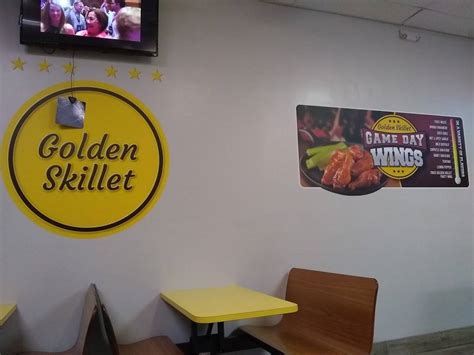 Golden skillet on hull street. 10 Tips and reviews. Log in to leave a tip here. Love 5he fried chicken here. Drive thru is always fast. Chicken sandwich .... Mayo cheese and ketchup. Spicy chicken !! Chicken is #bombass. 