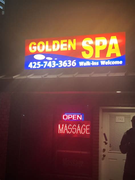 Golden Spa has 1 locations, listed below. ... Golden Spa. 14626 Highway 99 # 104 Lynnwood, WA 98087-5556. 1; Business Profile for Golden Spa. Beauty Salon. At-a-glance. Contact Information.. 