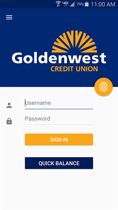 Goldenwest credit union login. 