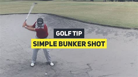 Golf - Bunker Shot Technique - YouTube