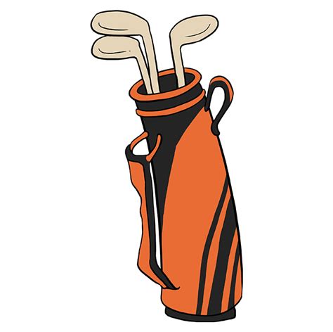 Golf Bag Drawing