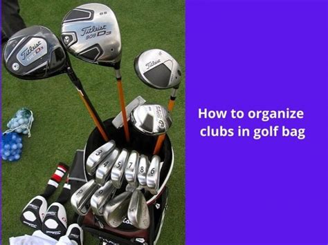 Golf Bag Organization Chart