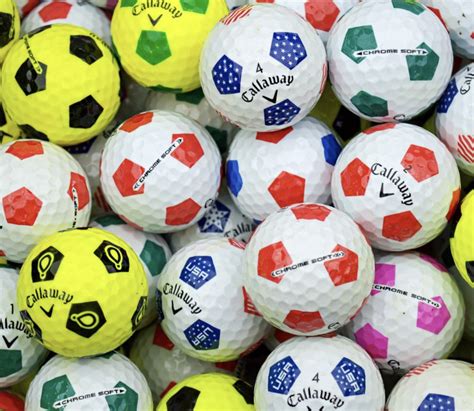 Golf Balls Soccer Pattern