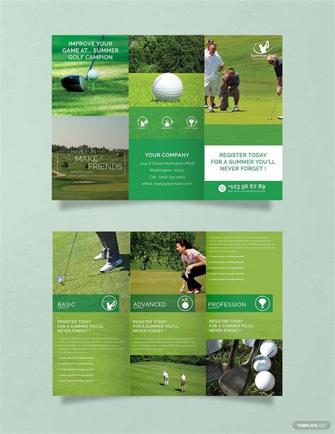 Golf Brochure Templates in Google Docs FREE Download