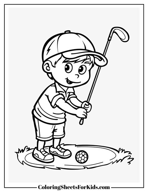 Golf Coloring