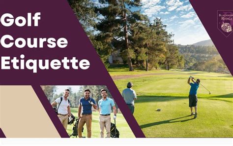 Golf Course Etiquette: The Beginner s Guide to Manners on the Course