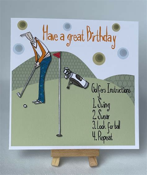 Golf Dads Birthday Cards Zazzle