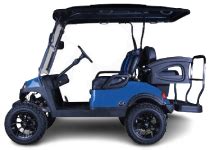 Very nice EZGo TXT Gas powered golf cart. Folding