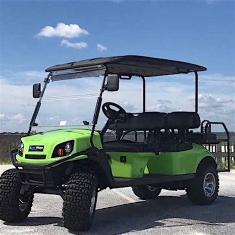 You can head over to Fort Pickens, the Pensacola Beach Boardwalk, Navarre Beach Pier and many more exciting destinations or just tour the beach town. Here at Pensacola Pontoons, we are proud to offer new EZ-GO L6 6-seat carts for rent. All our golf cart rentals are street-legal and can be driven on any road with a speed limit of 35mph or under. .
