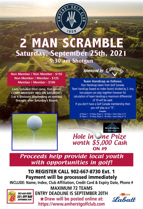 Golf outings near me. 2024 Open to End Epilepsy. Fri, Sep 20 • 1:00 PM. Willow Creek Golf & Country Club - NY, Clubhouse Drive, Mount Sinai, NY, USA. 