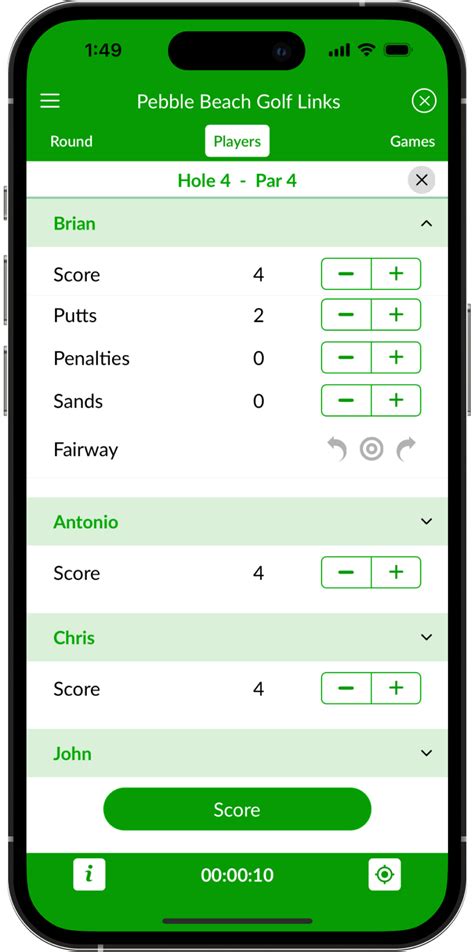Golf scorecard app. Things To Know About Golf scorecard app. 