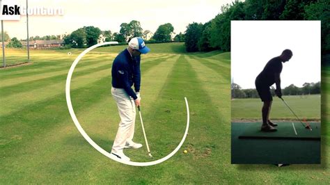 Golf swing path. Easy way to change swing path and hand path in golf. Alistair Davies golf uk top 50 golf coach shares with you how to make a change to how the club and hand... 