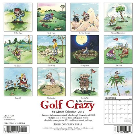 Download Golf Crazy By Gary Patterson 2019 Wall Calendar By Gary Patterson