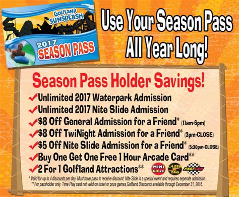 Additional Golfland Attractions (race cars, laser tag, etc.. ) F