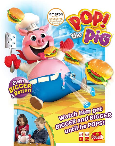 Goliath Pop The Pig w/ Bonus 24pc Puzzle (Amazon Exclusive)