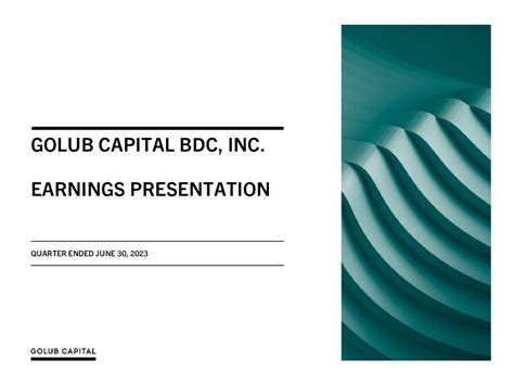 Golub Capital BDC: Fiscal Q3 Earnings Snapshot