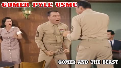 Gomer Pyle was a sweet but not-too-smart U.S. Marine from Mayberry, North Carolina who was stationed at Camp Henderson near Los Angeles, California. Gomer's .... 