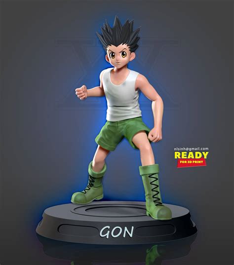 Gon Freecss - Hunter X Hunter 3D Print Model by Sinh …