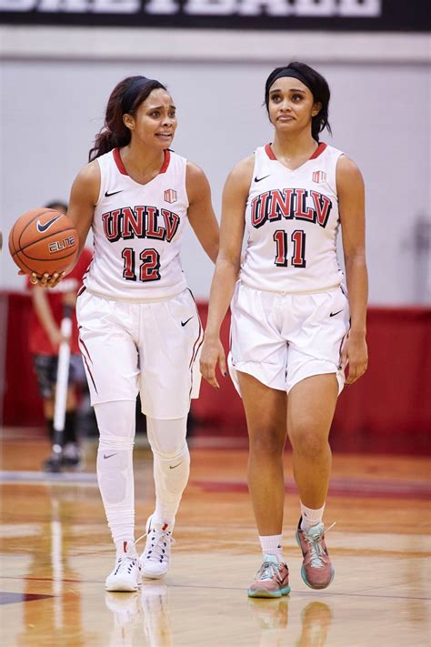 Twins Dylan and Dakota Gonzalez have stayed busy since deciding to leave the UNLV basketball program. ... Dakota Gonzalez, left, and her sister Dylan at UNLV's Cox Pavilion in Las Vegas, Tuesday .... 