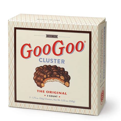 Goo goo cluster. Sign-up for our email newsletter and be the first to know about our new product launches, exclusive deals and promotions, and recipes! 