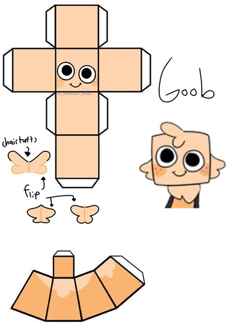 Goob Paper Doll Template