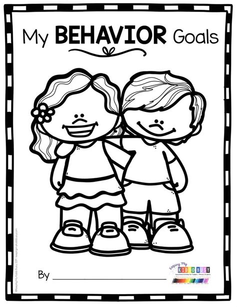 Good Behavior Coloring Pages
